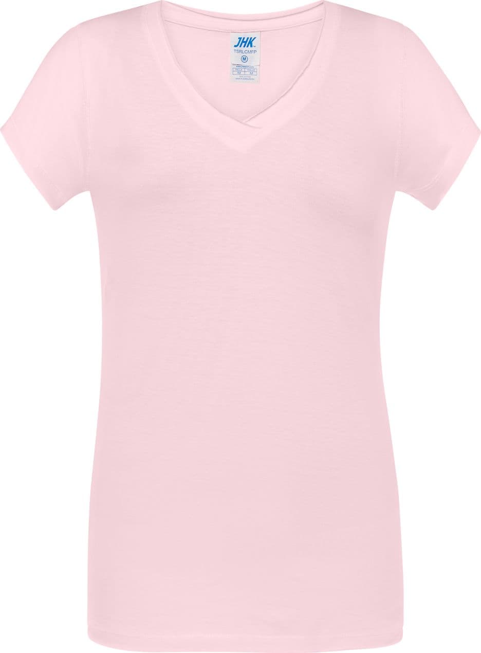 Maglia mezza manica donna scollo V 100% cotone - TSRLCMFP - 5