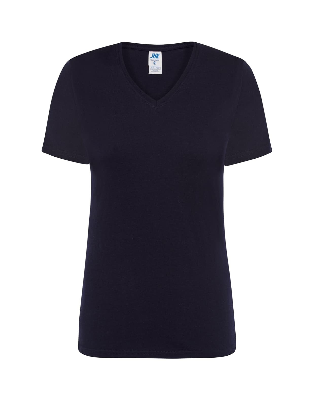 Maglia mezza manica donna scollo V 100% cotone - TSRLCMFP - 7