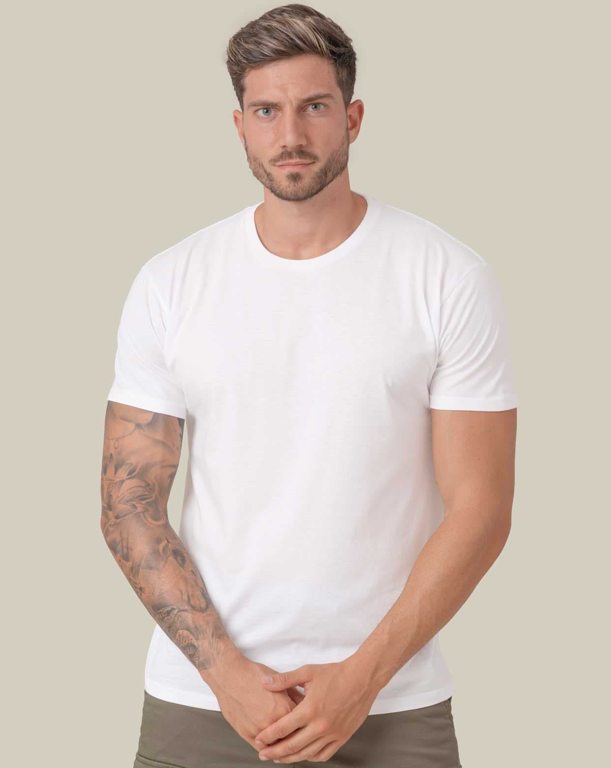 Maglia mezza manica uomo girocollo 100% cotone - TSR160DGP - 2