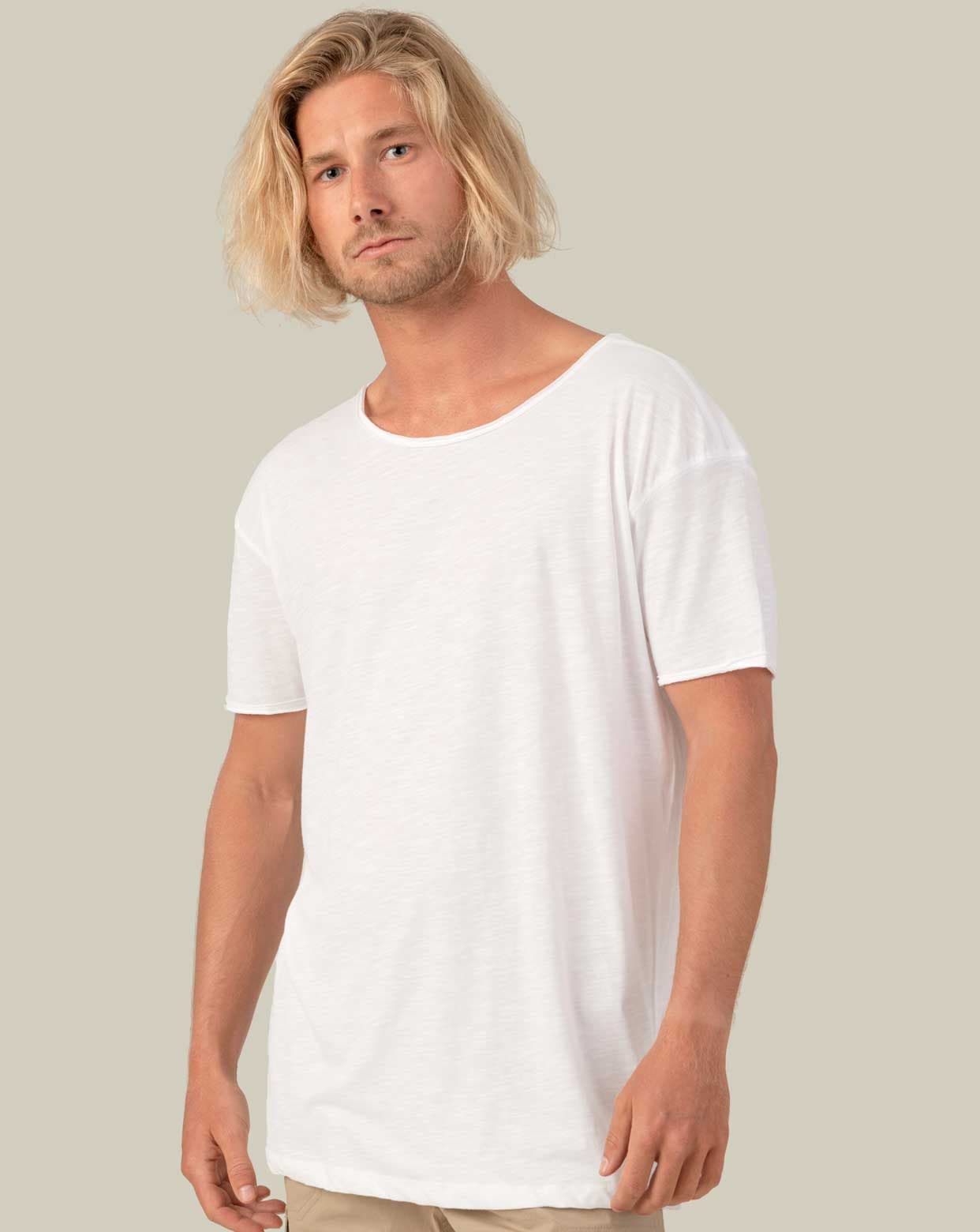 Maglia mezza manica uomo urban slub 100% cotone - TSUASLB