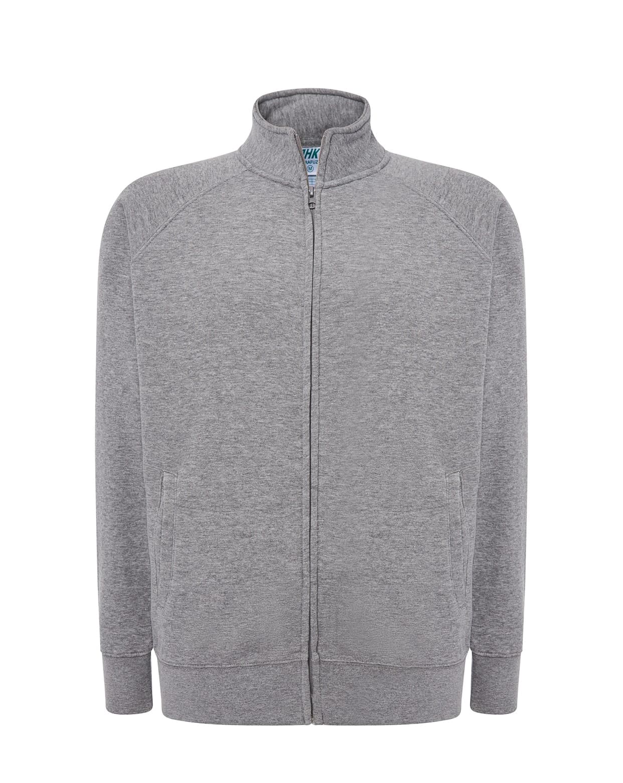 Felpa uomo con zip intera manica lunga - SWRAFUZIP - 6