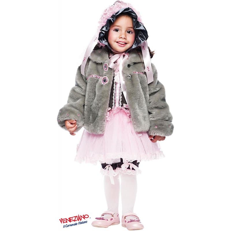 Costume carnevale  topina ballerina 0-3 anni - veneziano 50736 - 3
