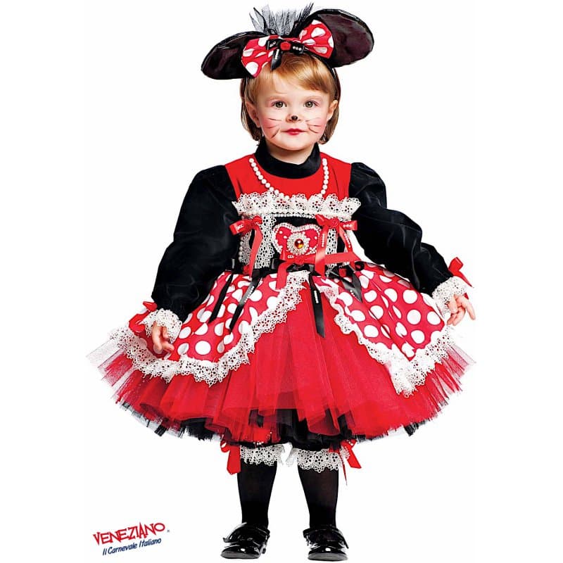 Costume carnevale topina prestige 0-3 anni - veneziano 50557 - 3
