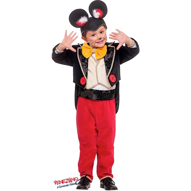 Costume carnevale topoletto prestige 1-3 anni - veneziano 53866 - 3