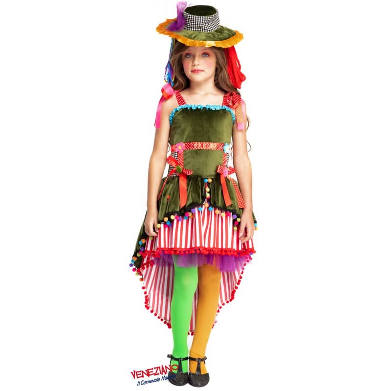 Costume carnevale bambola 3-6 anni - veneziano 54158 - 3