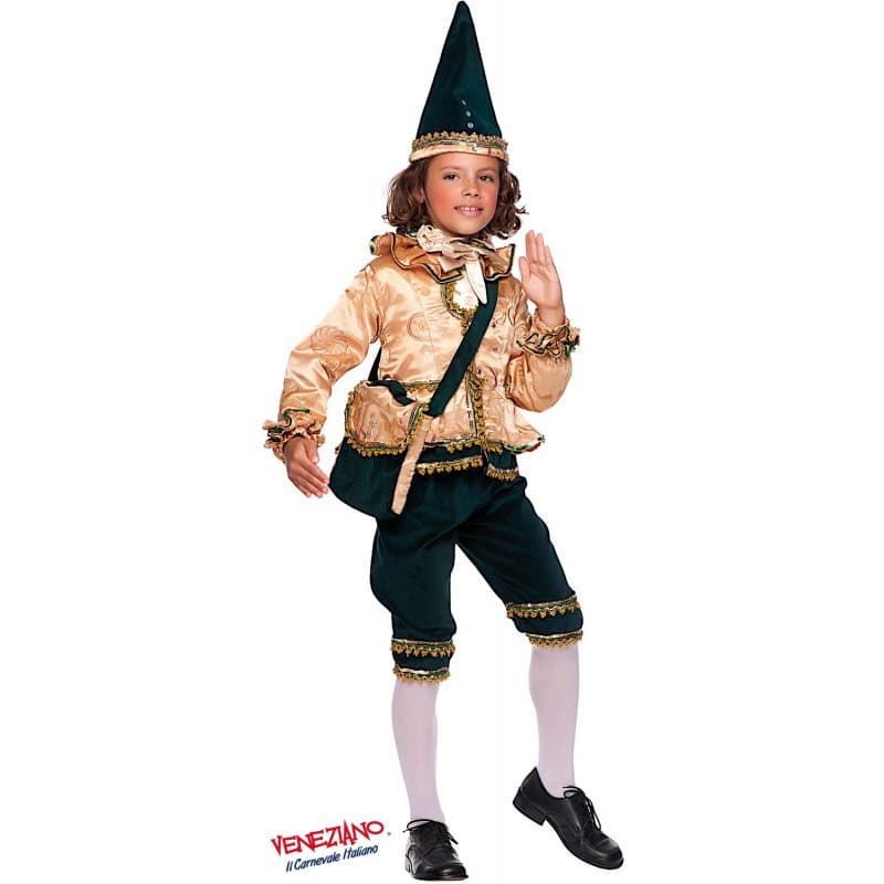 Costume carnevale burattino 4-6 anni - veneziano 50739 - 3