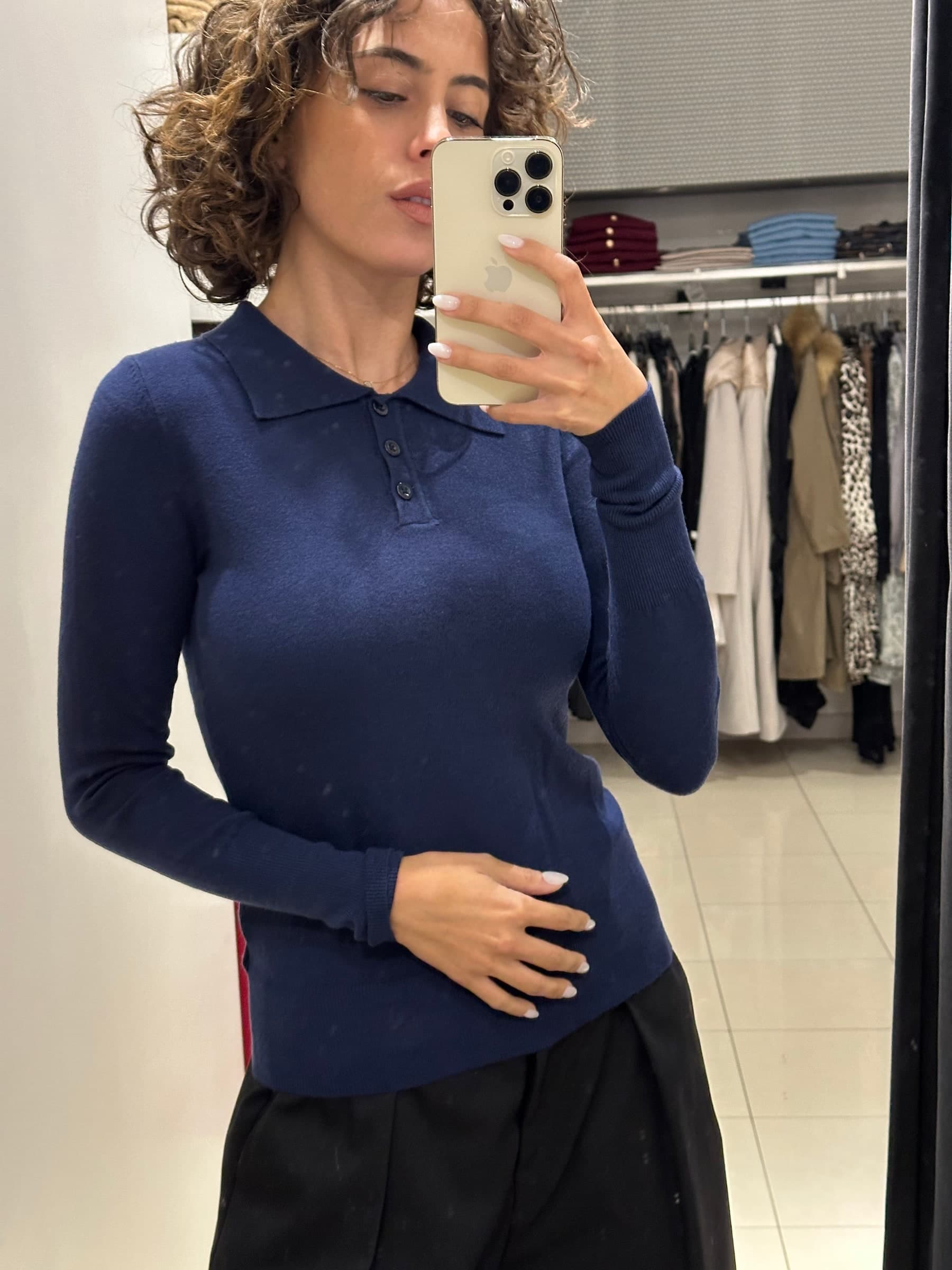 Maglia polo blu o azzurra - 5