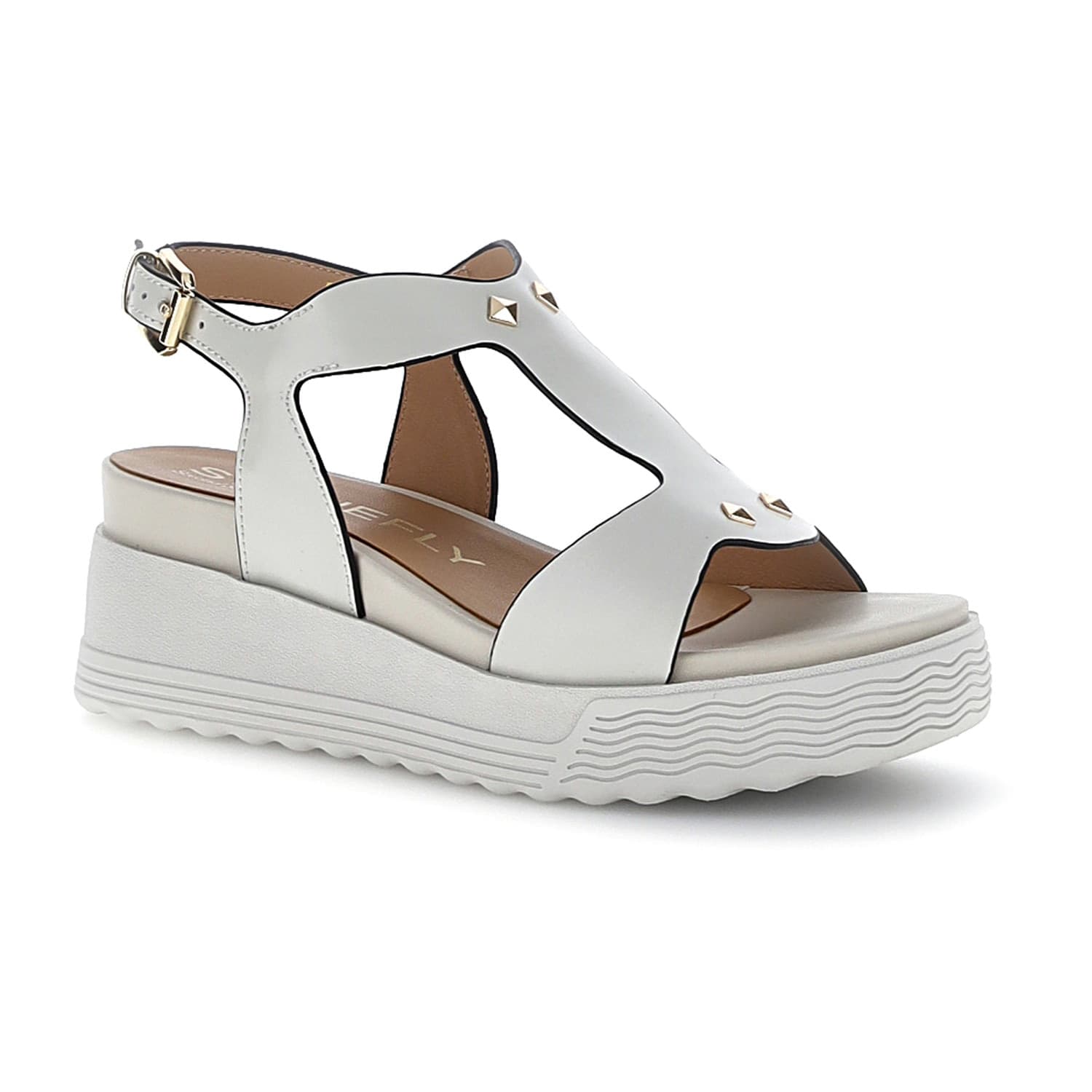 Stonefly sandali donna Parky 36 in pelle white 223717 - 2