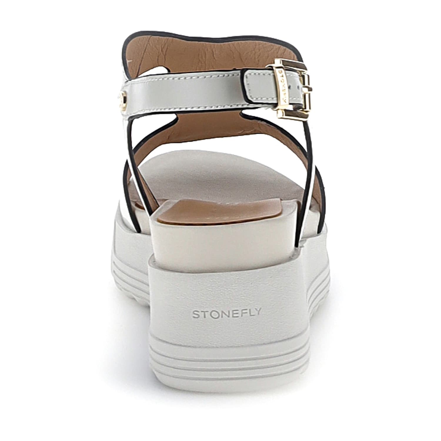 Stonefly sandali donna Parky 36 in pelle white 223717 - 5