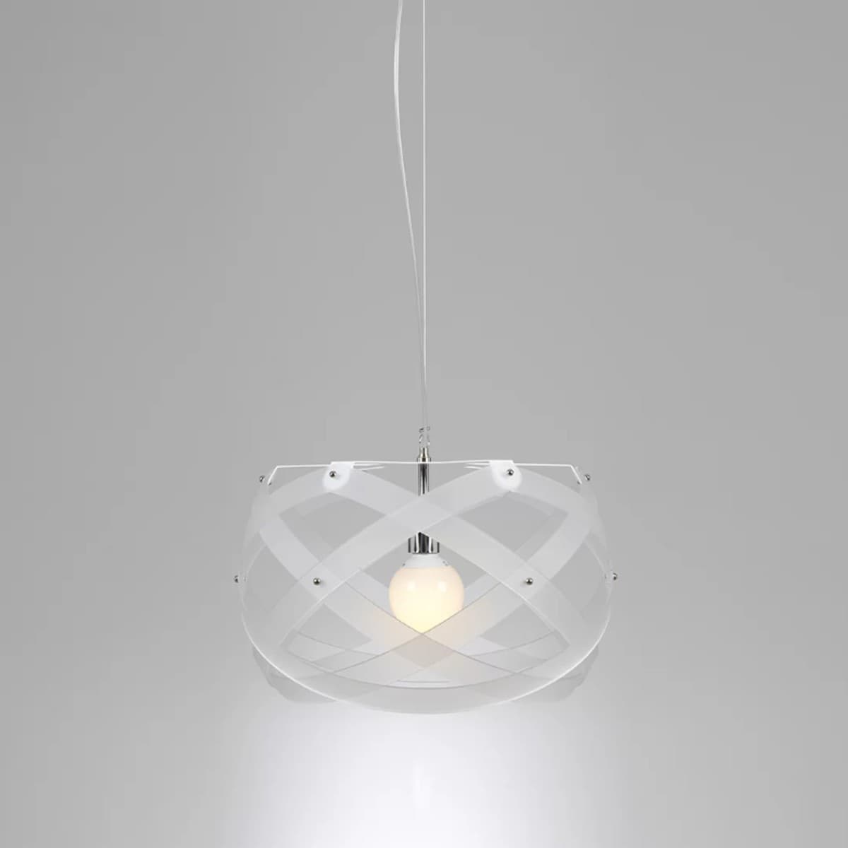Lampadario moderno EMPORIUM NUCLEA E27 LED 40CM metacrilato sospensione - 5