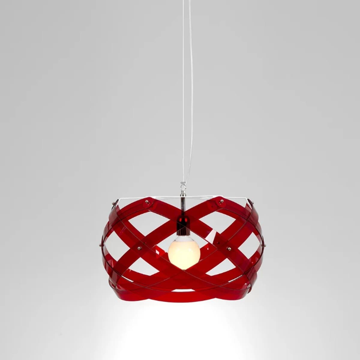 Lampadario moderno EMPORIUM NUCLEA E27 LED 40CM metacrilato sospensione - 8