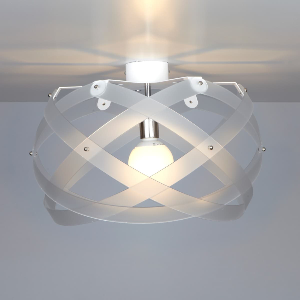 Plafoniera moderna EMPORIUM NUCLEA E27 LED 40CM metacrilato lampada soffitto - 18