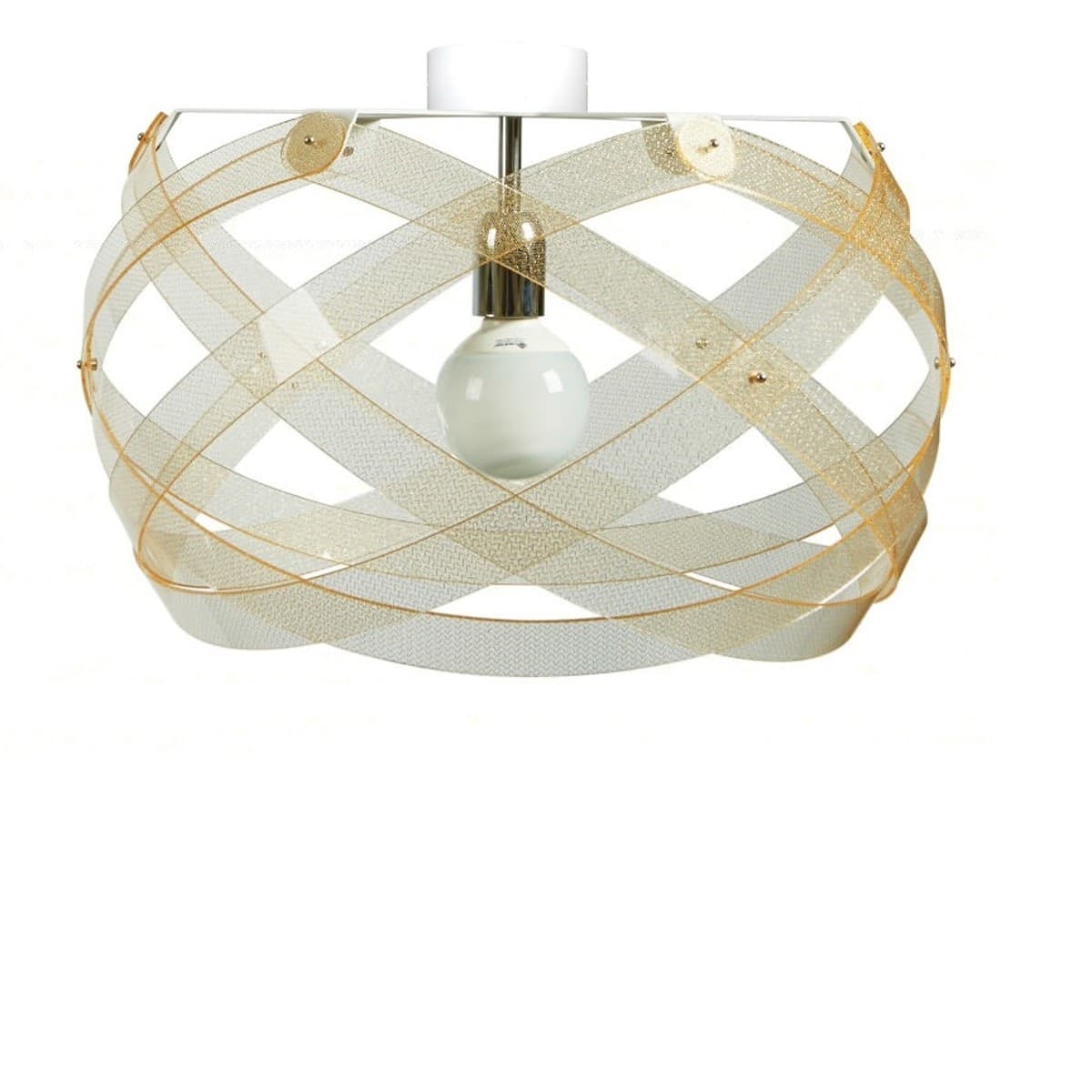 Plafoniera moderna EMPORIUM NUCLEA E27 LED 40CM metacrilato lampada soffitto - 5