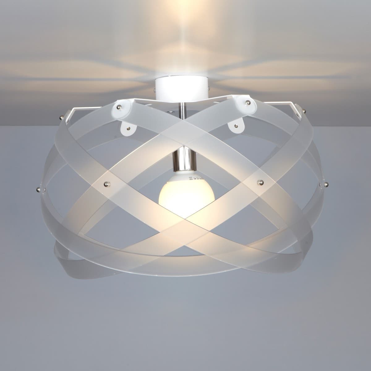 Plafoniera moderna EMPORIUM NUCLEA E27 LED 40CM metacrilato lampada soffitto - 8