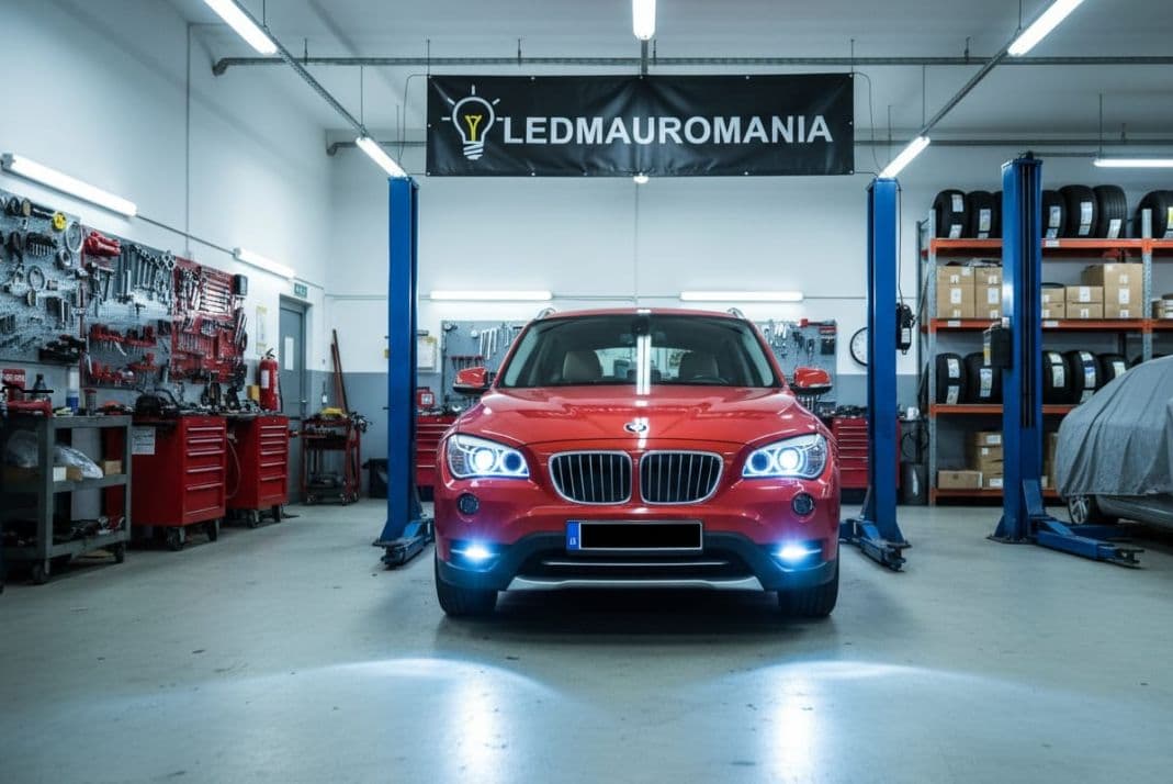 KIT Conversione LED D1S 100W 6000K per BMW X1 Serie E84 Aggiornamento da Bi-Xenon a LED CANBUS Zero Errori e Massima Luminosità - 2