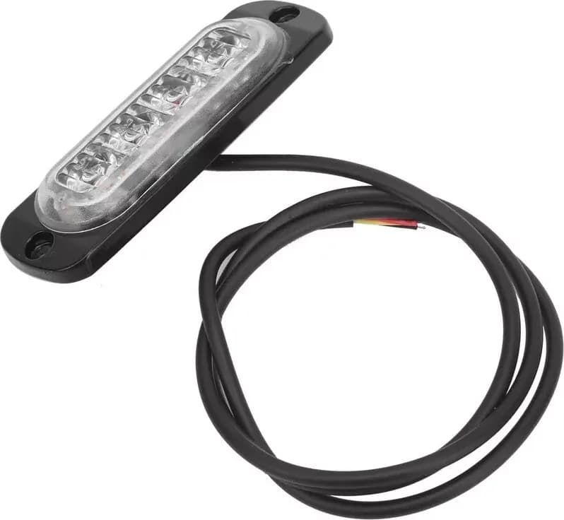 4 Pezzi Lampeggianti LED Giallo 8W Luci di Soccorso Cantiere e Veicoli Agricoli Effetto Strobe Tuning - 3