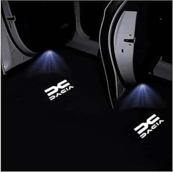 Proiettore Logo LED Dacia Sottoporta a Batteria Wireless Senza Fili No Errore - 3