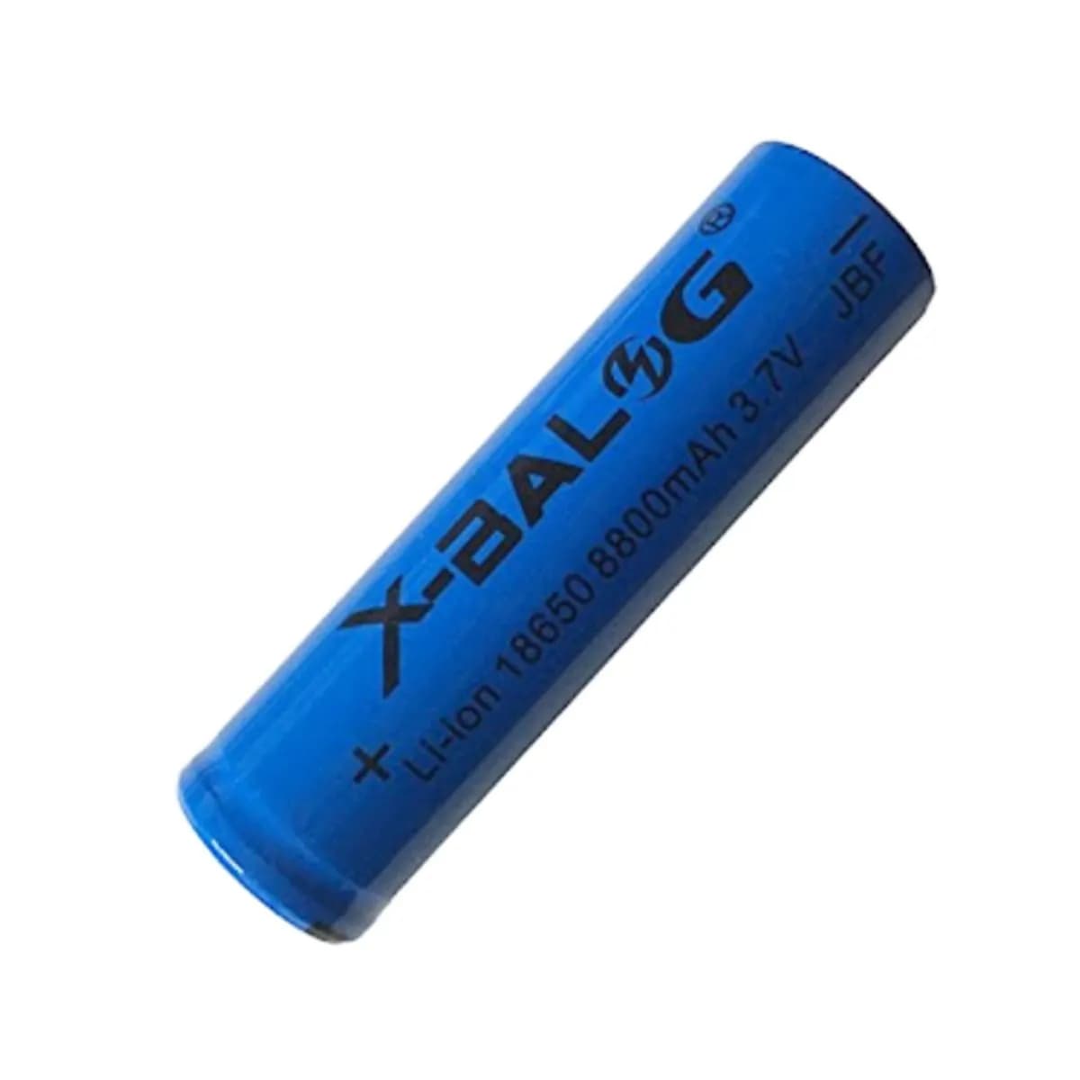1 BATTERIA 18650 RICARICABILE 3.7V LITIO LI-ION ALTA CAPACITÀ PER TORCIA LED TRAPANO RICAMBIO TESTA ALTA - 3