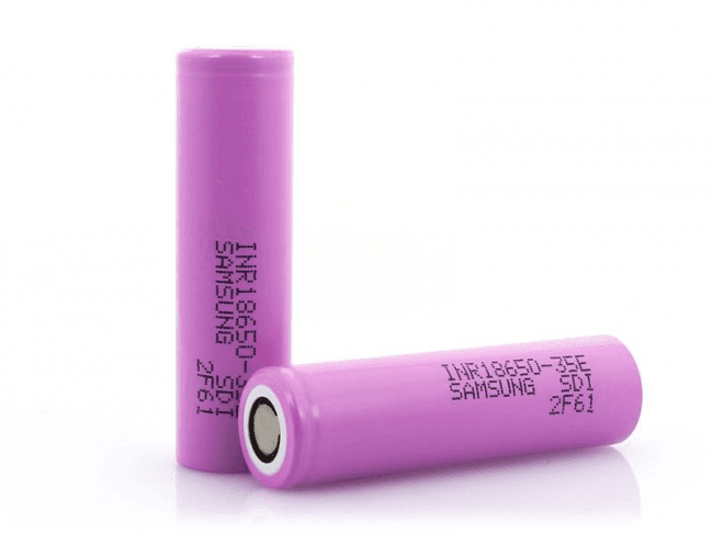 Lotto 2 Batterie Samsung 35E 3500MAH 18650 3.7V Testa Piatta (Flat Top) Pacco Batterie Svapo Torcia - 5