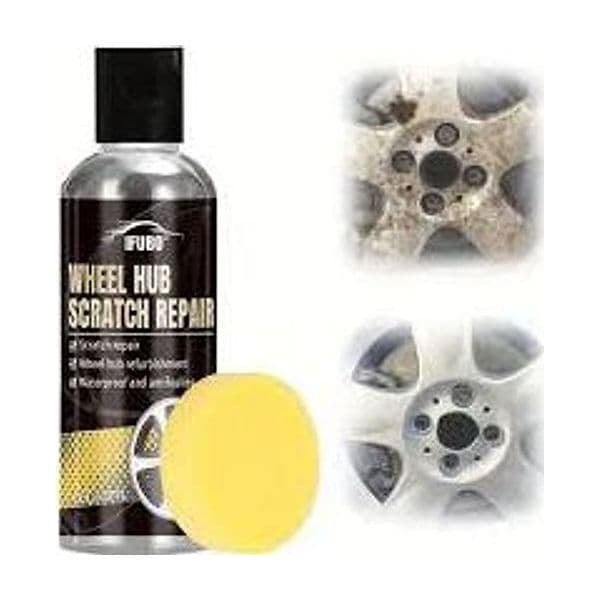 Rinnova Cerchi Auto 20ml Pasta Rimuovi Graffi Lucidante e Protettiva Per Auto Moto Camper Camion - 2