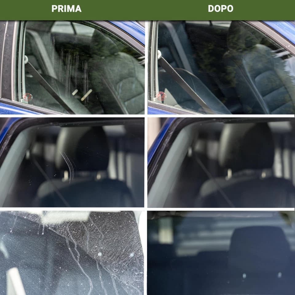 Polish Rimuovi Graffi 120ml Crema Lucidante per Auto Parabrezza Box Doccia e Vetri e Specchi Casa - 2