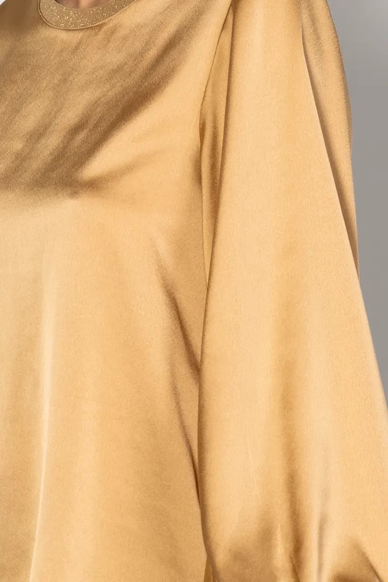 NO-NA' | Blusa scollo barca con lurex - 4