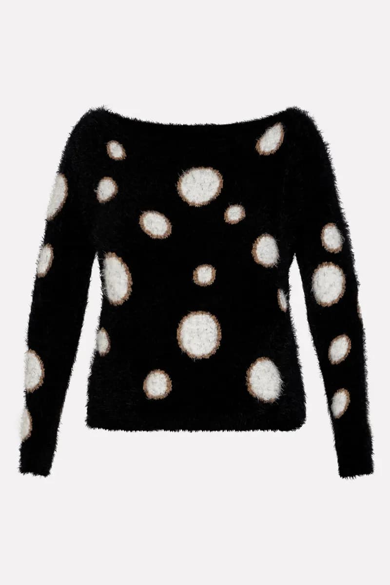 NO-NA' | Maglia peletto con pois - 2