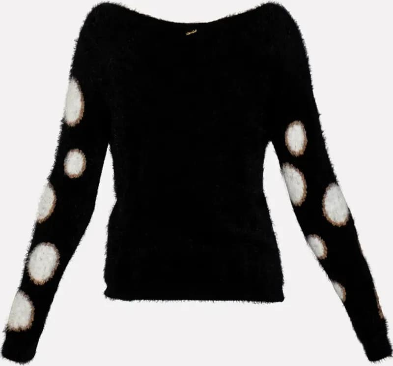 NO-NA' | Maglia peletto con pois - 3