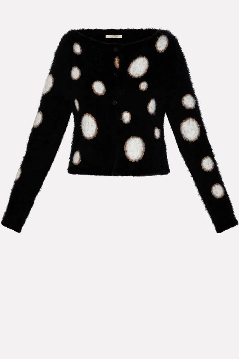 NO-NA' | Cardigan peletto con pois - 2