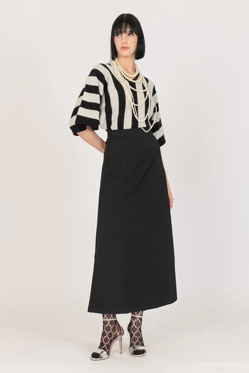 NO-NA' | Maglia a righe scollo V - 3