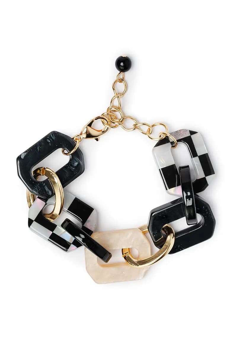 MYA ACCESSORIES | Bracciale a base quadrata in acrilico - 2