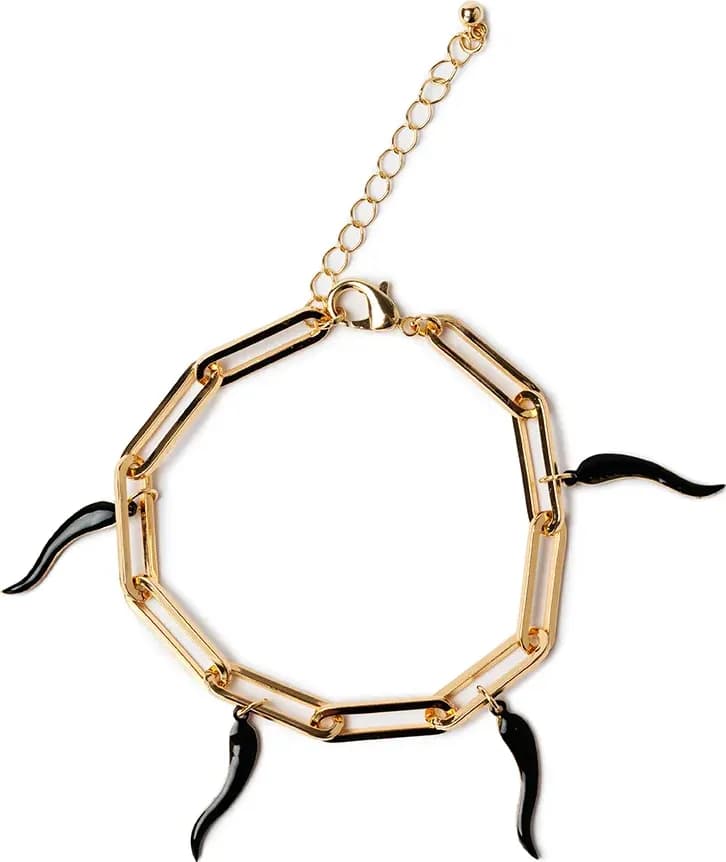 MYA ACCESSORIES | Bracciale charm corni smaltati - 2