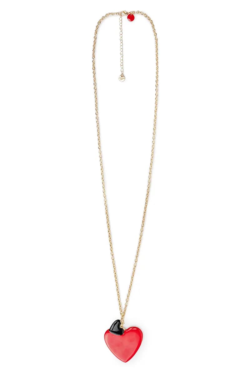 MYA ACCESSORIES | Collana pendente cuori smaltati - 2