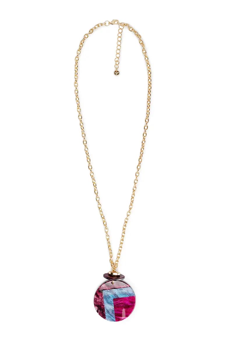 MYA ACCESSORIES | Collana lunga pendente in acrilico - 2
