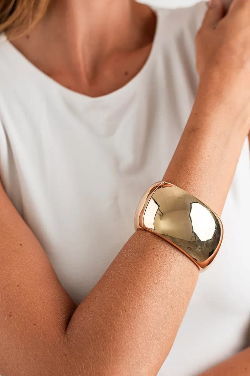 MYA ACCESSORIES | Bracciale a manetta forma ovale - 3