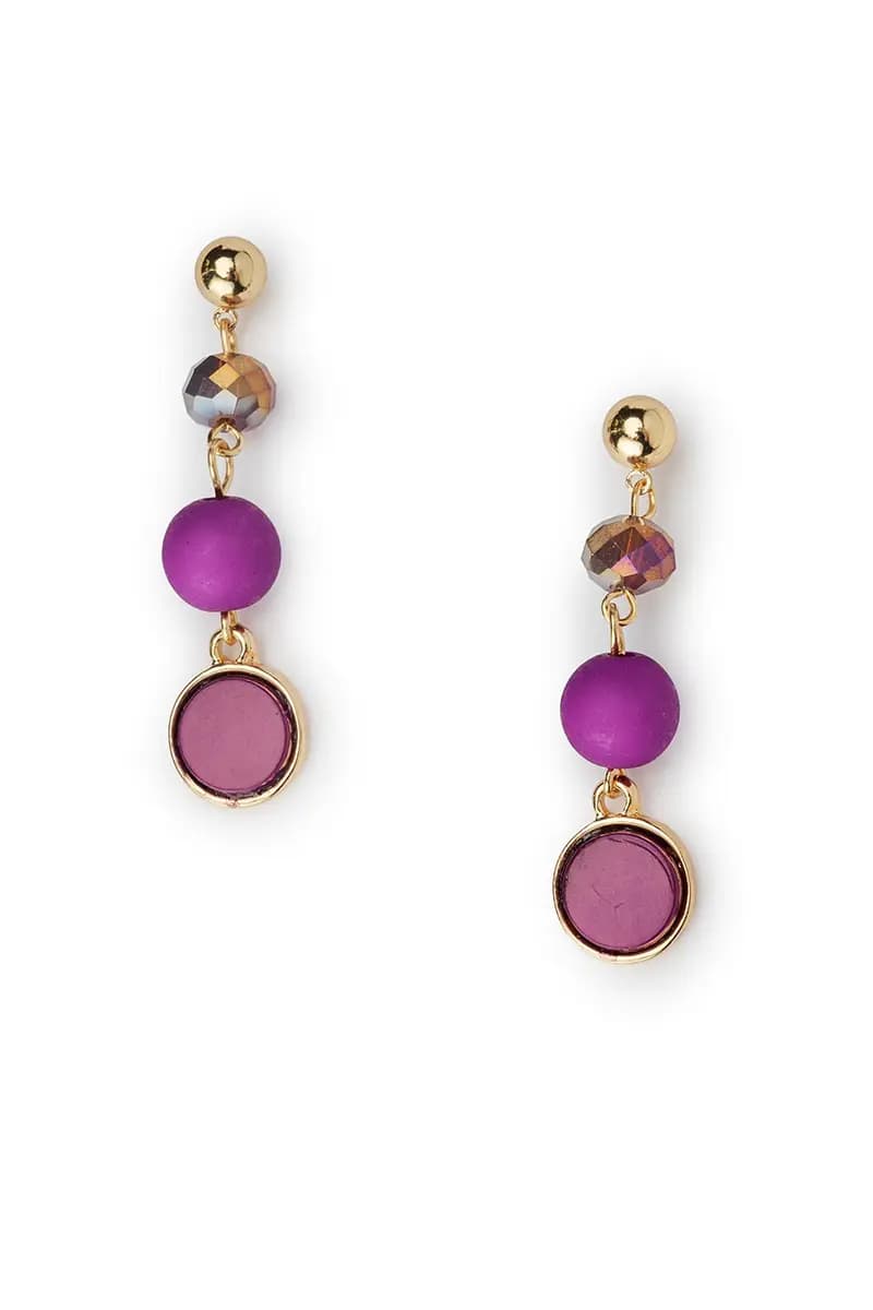 MYA ACCESSORIES | Orecchini pendenti pietre - 2