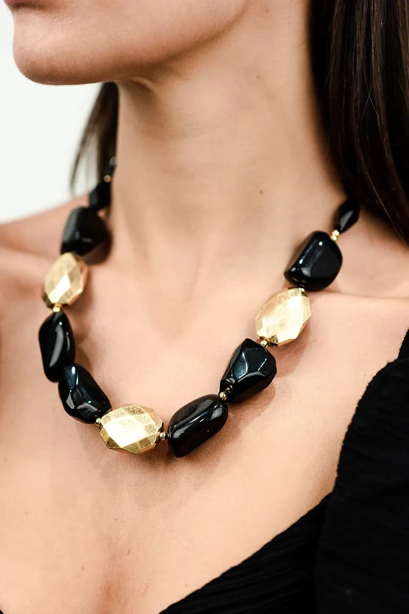 MYA ACCESSORIES | Collana con pietre in acrilico - 3