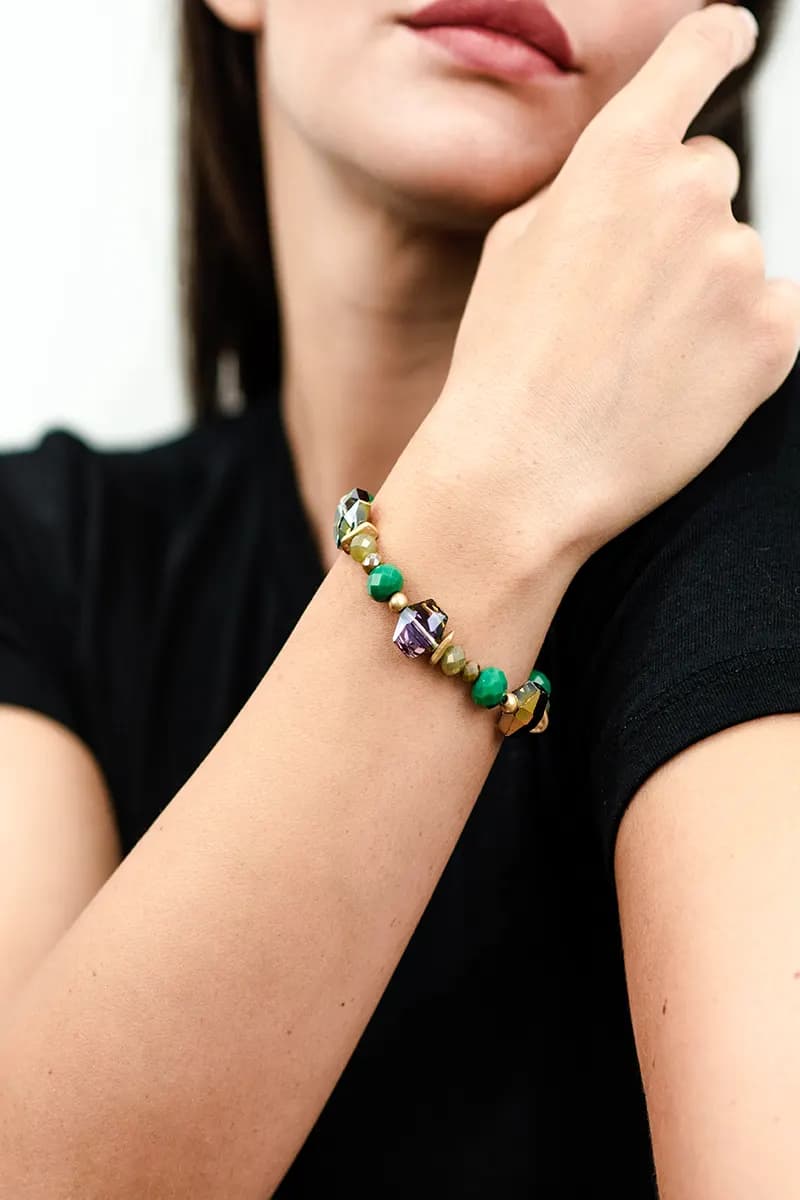 MYA ACCESSORIES | Bracciale elastico con perline - 3