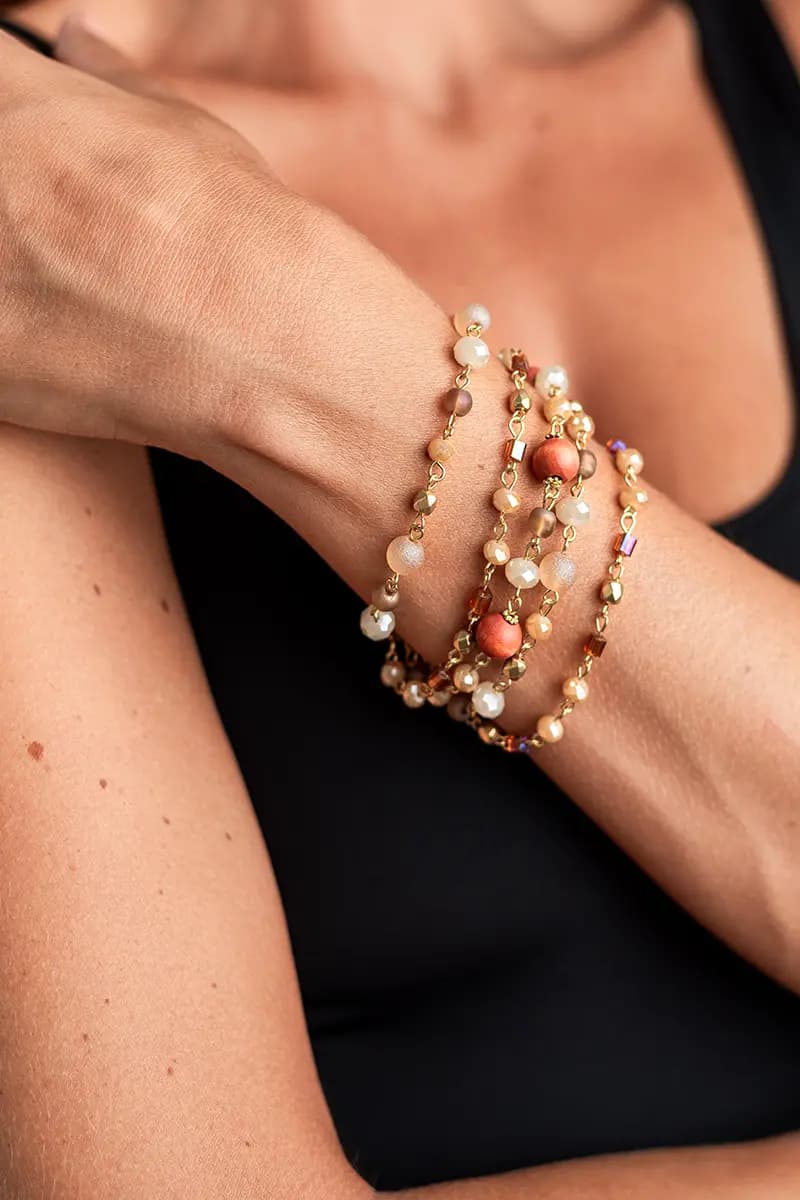 MYA ACCESSORIES | Bracciale a 5 fili con pietre - 3