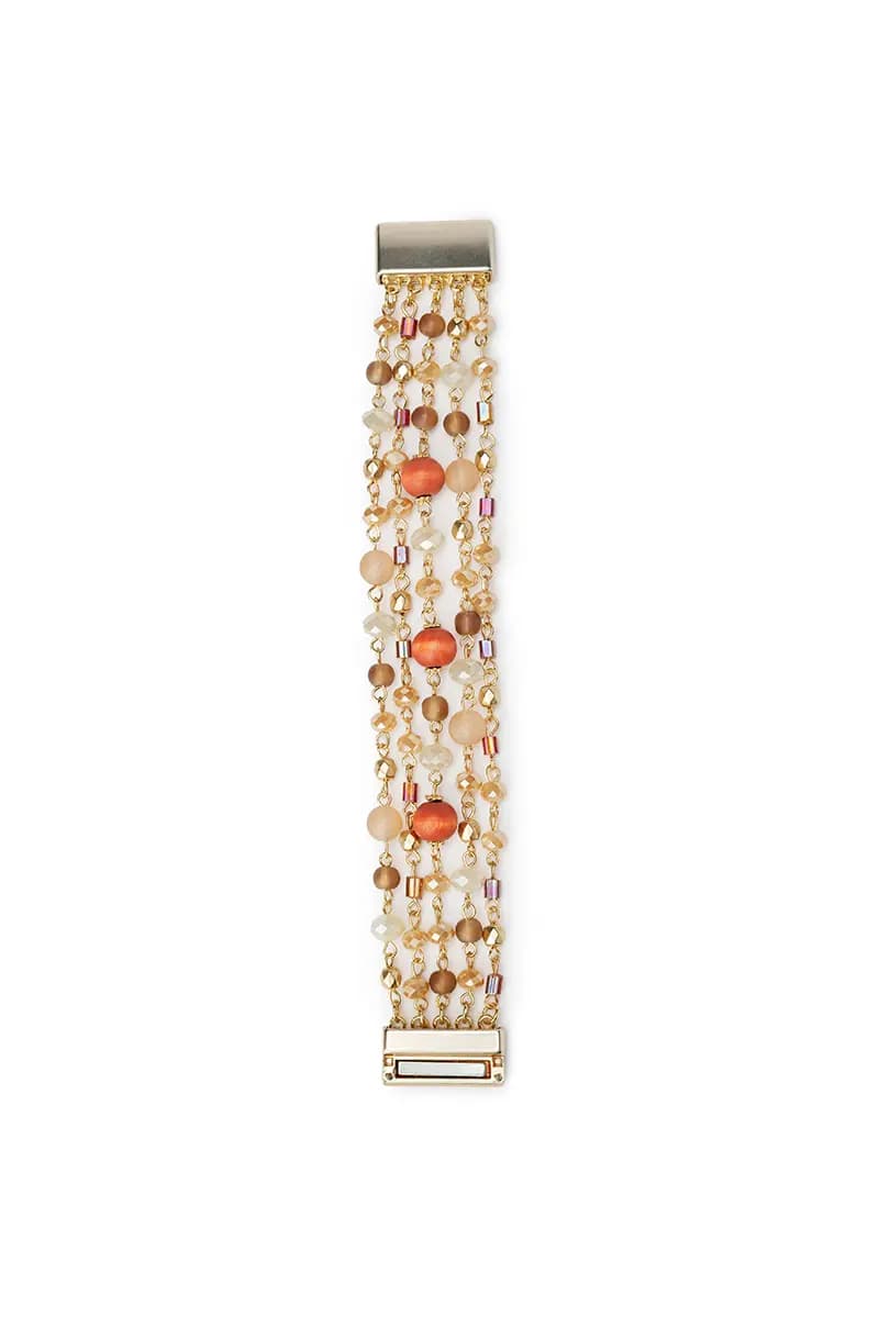 MYA ACCESSORIES | Bracciale a 5 fili con pietre - 2