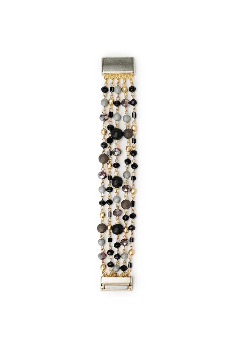 MYA ACCESSORIES | Bracciale a 5 fili con pietre - 2