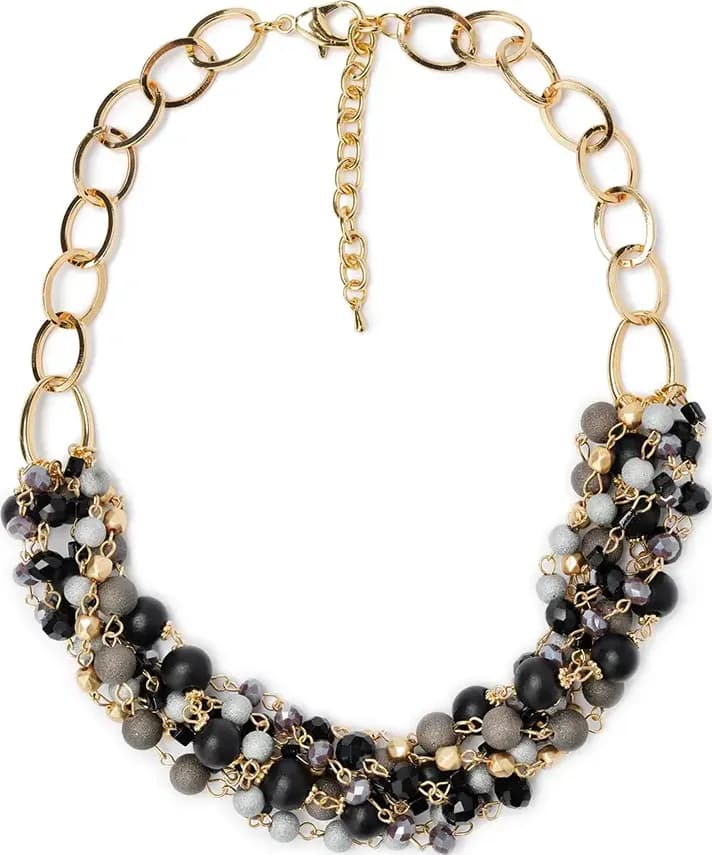 MYA ACCESSORIES | Collana corta multilinee con pietre - 2