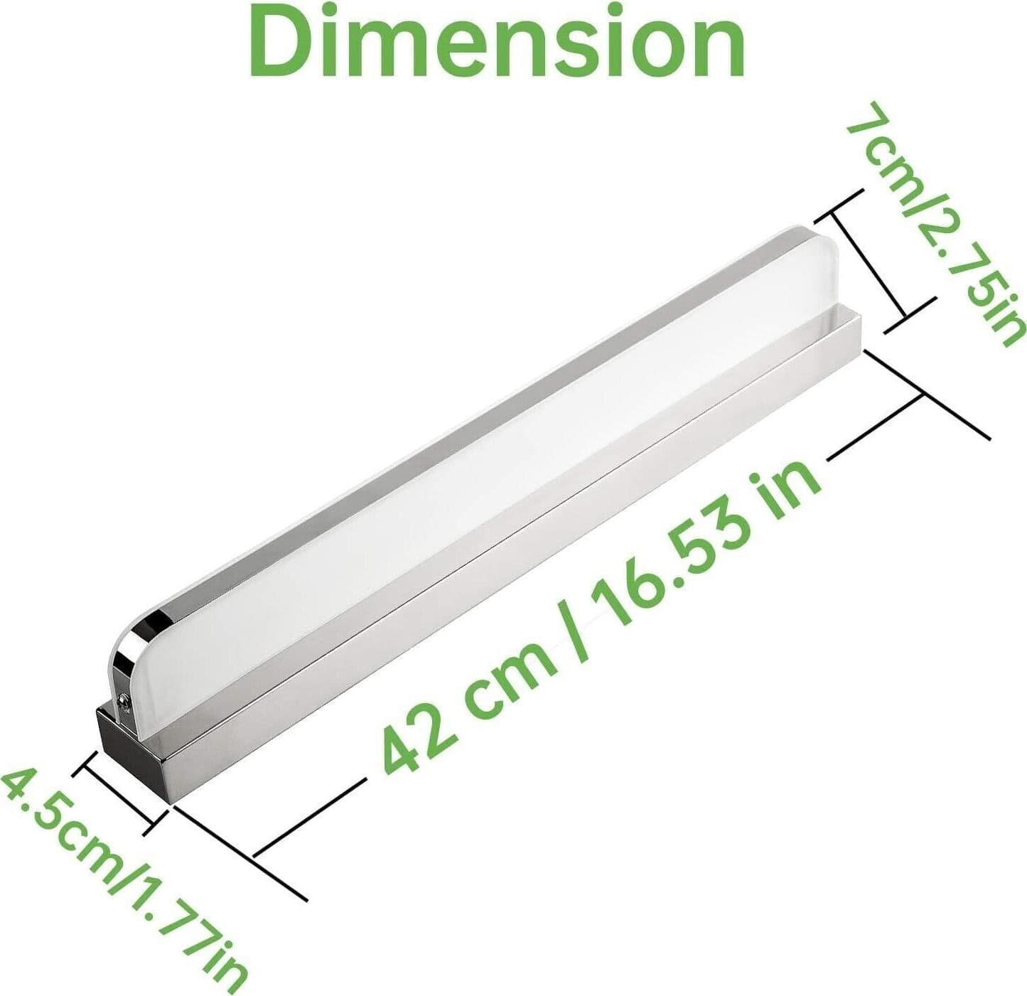 Lampada Specchio Bagno 9W 42CM - Lampada da Specchio IP44 per Bagno - Applique - 3