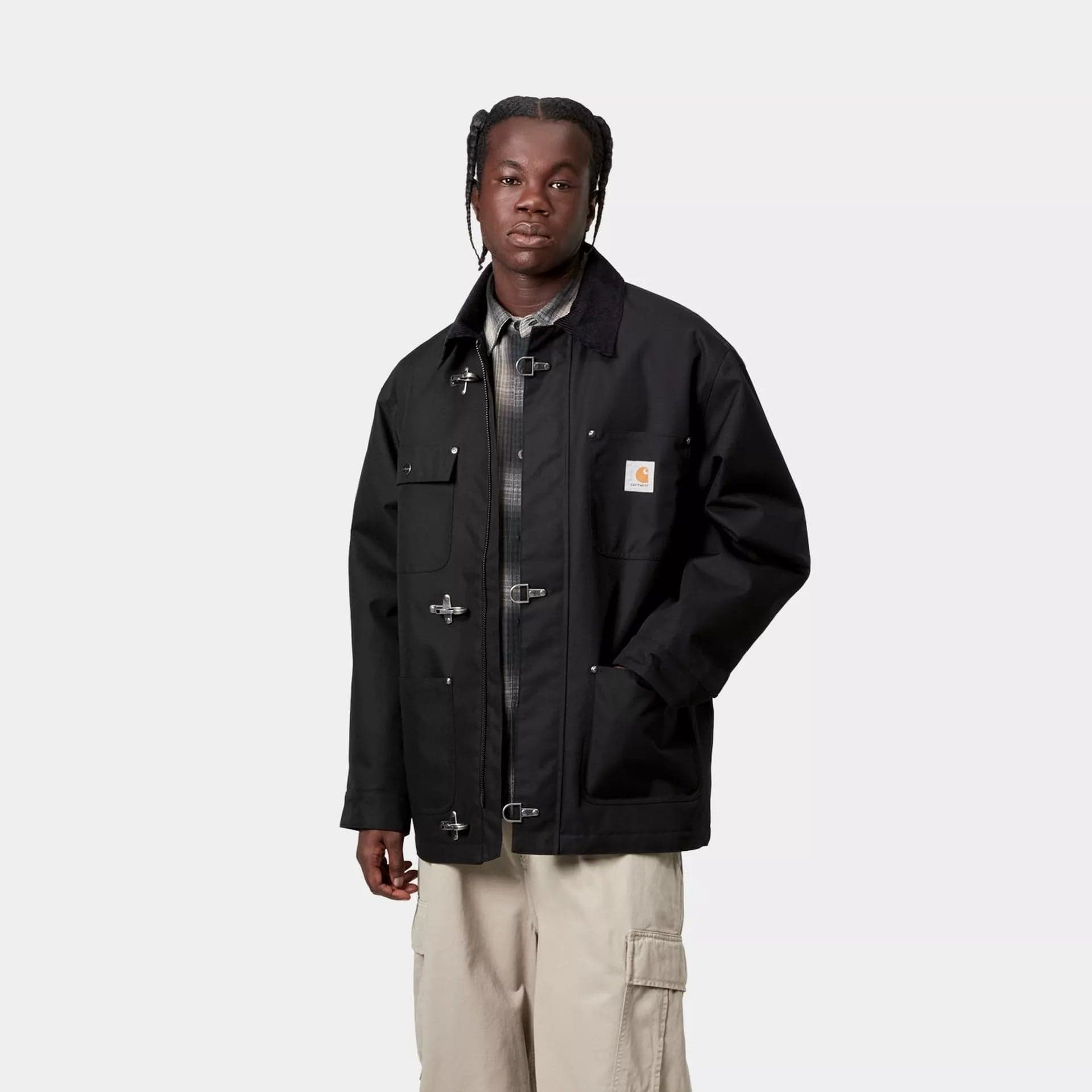 Giacca Carhartt Adair Coat Black - 6
