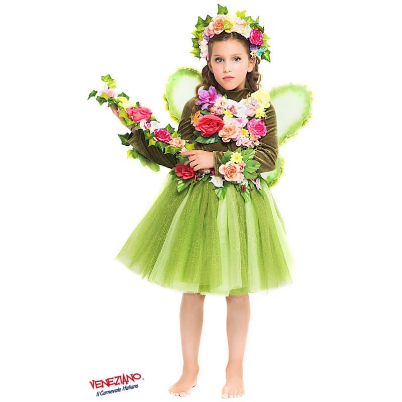 Costume carnevale fatina del regno incantato 3-6 anni - veneziano 52362 - 3
