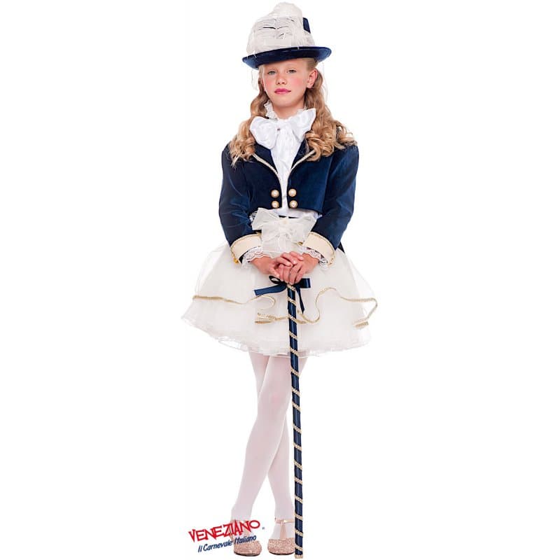 Costume carnevale milady prestige 3-6 anni - veneziano 53870 - 3