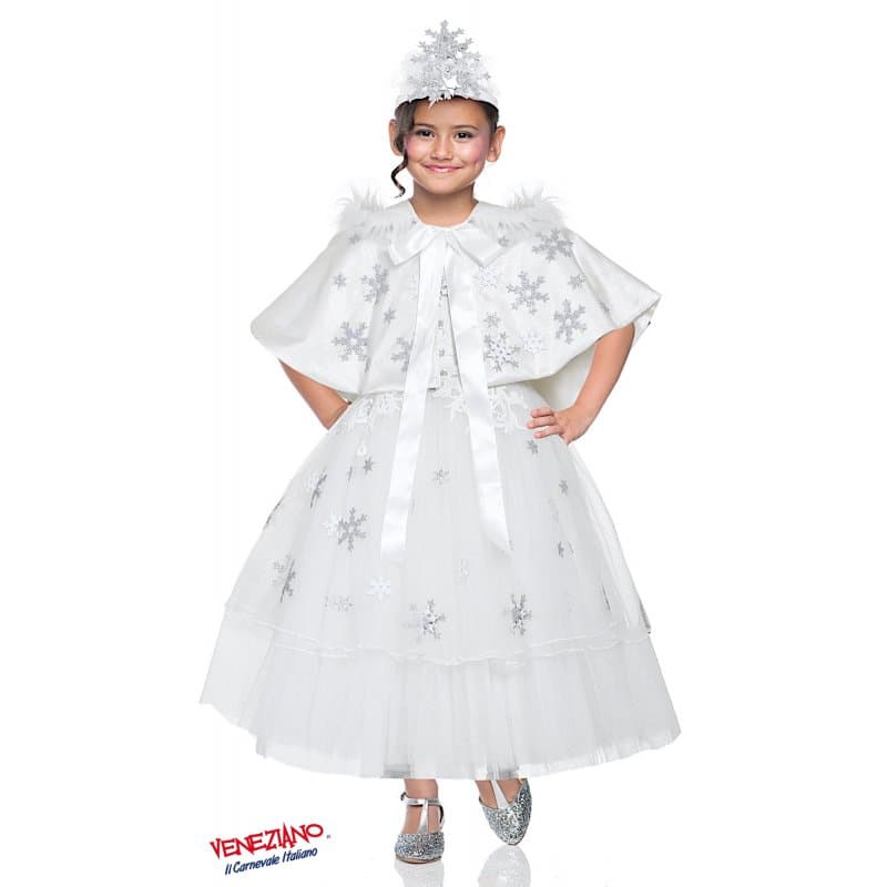 Costume carnevale principessa dei ghiacci 4-6 anni - veneziano 54192 - 3