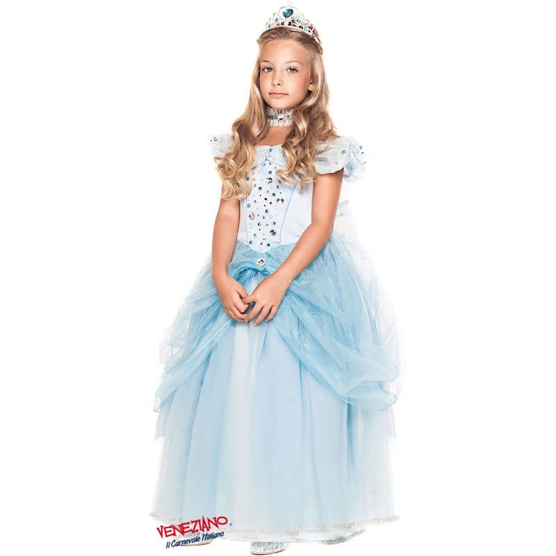 Costume carnevale principessa al ballo di mezzanotte 3-6 anni - veneziano 53914 - 3