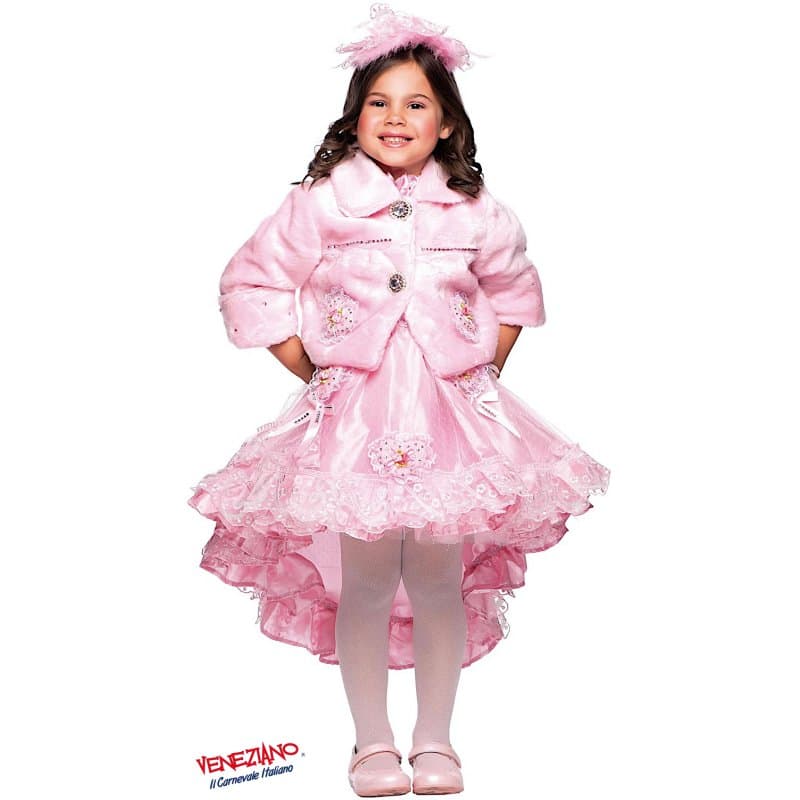 Costume carnevale principessa fashion 4-6 anni - veneziano 50742 - 3
