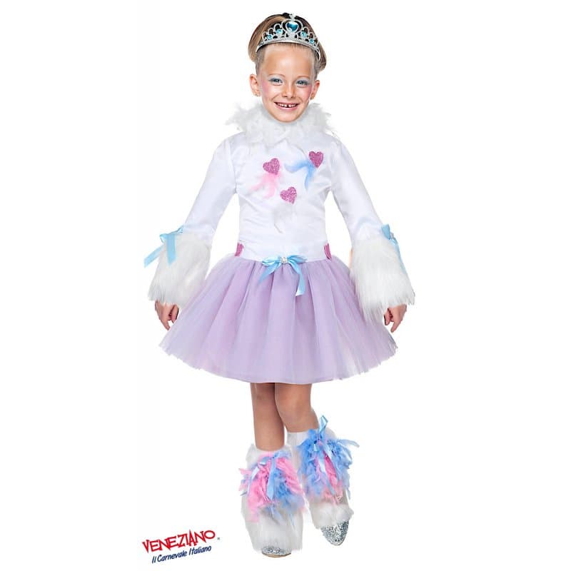 Costume carnevale principessa unicorno 4-6 anni - veneziano 54203 - 3
